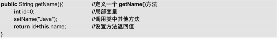在项目中创建一个类文件,在该类中定义getName()方法并进行调用