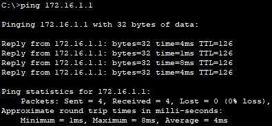 图 17 临时PC和服务器可以进行通信